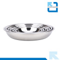 Kitchen Accessories Stainless Steel Mixing Bowl / Round Plate